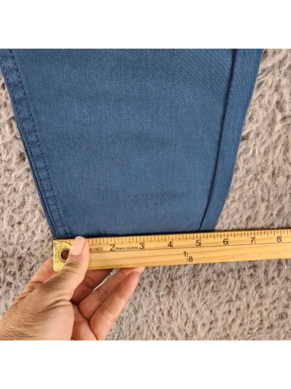 Jachs Pants Mens 28x32 Dark Teal Blue Stretch Mid Rise Slim Fit *NWT*